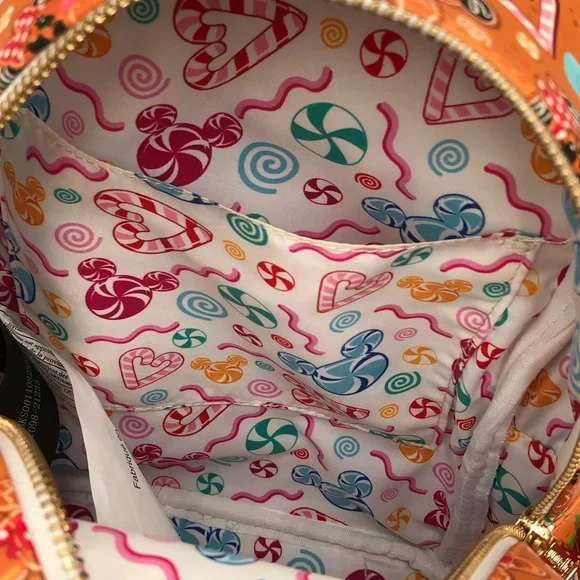 Disney LoungeFly Ginger Bread Backpack & Wallet - Picture 12 of 14